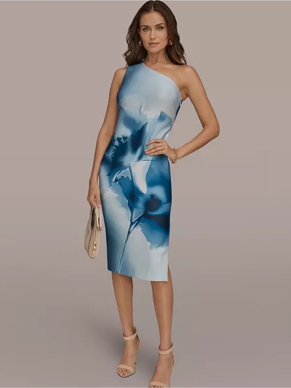 Donna Karen One-Shoulder